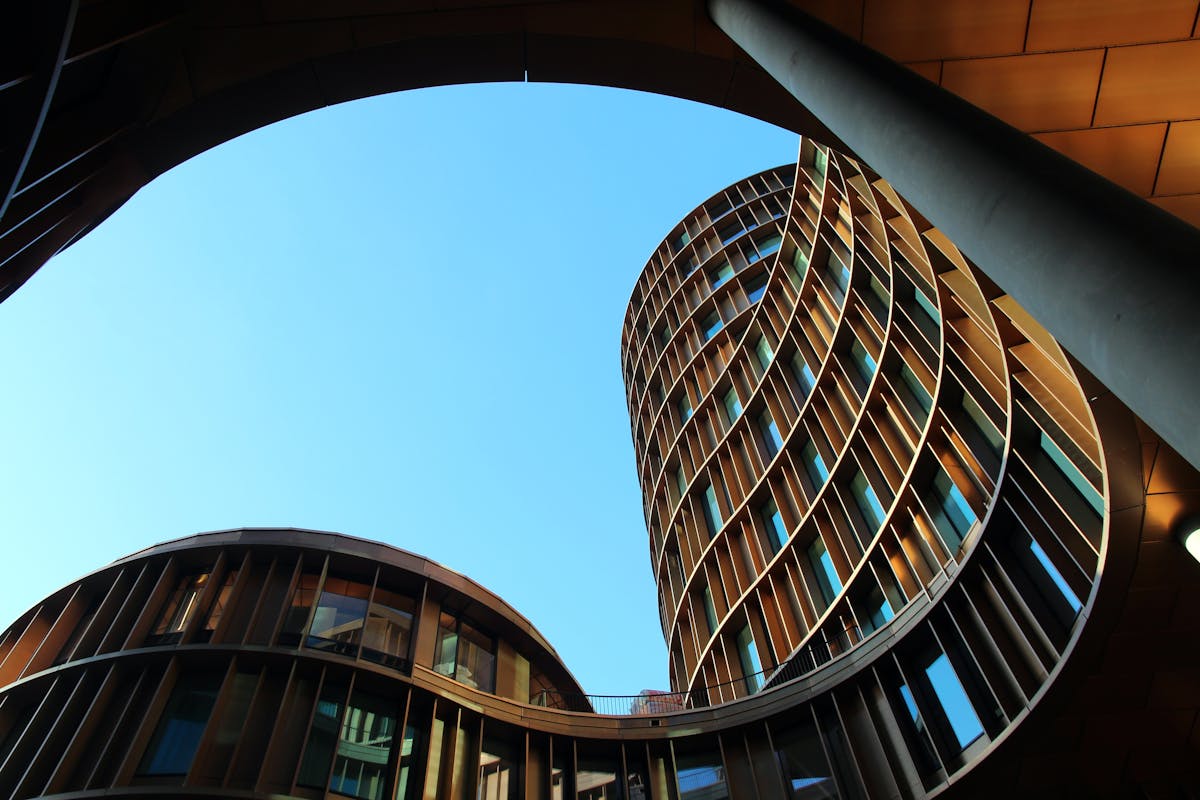 Modern offices in a corporate building